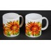 Set of 2 Royal Norfolk Vintage Boho Sunflower Mugs