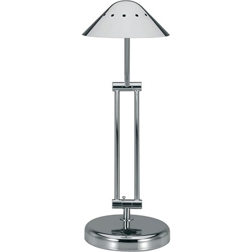 V-LIGHT Halogen Desk Lamp with 3-Point Adjustable Arm and Dimmer Switch