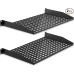 Pyle 2-Pc 1U Server Rack Shelf, Vented Shelves for Good Air Circulation, Cantilever Mount, Wall Mount Rack, Universal Device, Cabinet Shelf, Computer Case Mounting Tray,