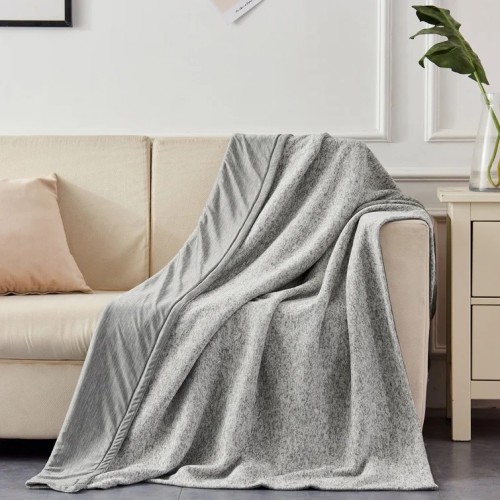 jml twin wave blanket gray