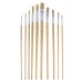 10-Piece Artist Painting Bristle Brush Set