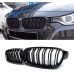 Front Grille, Kidney Grill Replacement for BMW 3 Series F30 F31 (ABS, Gloss Black)