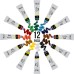 U.S. Art Supply Professional 12 Color Set of Art Oil Paint in 12ml Tubes - Rich Vivid Colors for Artists, Students, Beginners - Canvas Portrait Paintings