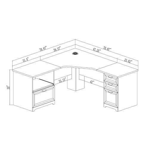 Realspace Magellan Performance 71 Desk - NEW 