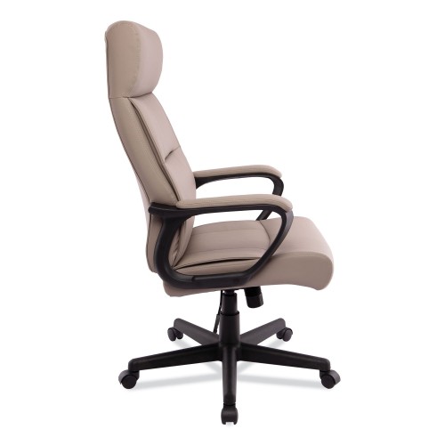 Alera Oxnam Series High-Back Task Chair Tan Seat/Back, Black Base