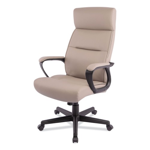 Alera Oxnam Series High-Back Task Chair Tan Seat/Back, Black Base