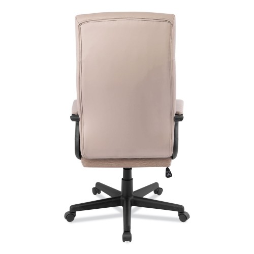 Alera Oxnam Series High-Back Task Chair Tan Seat/Back, Black Base