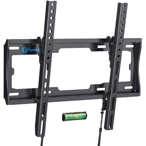  Tilt TV Wall Mount Bracket Low Profile for Most 23-55 Inch LED LCD OLED 4K Flat Curved TVs up to 99lbs Max VESA 400x400mm, 8° Tilting for Anti-Glaring