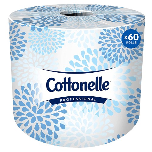 Cottonelle® Professional Standard Roll Toilet Paper (17713), 2-Ply, White, (451 Sheets/Roll, 60 Rolls/Case, 27,060 Sheets/Case)