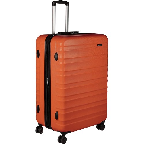 Amazon Basics Travel Bag 28-Inch Hardside Spinner, Orange