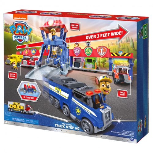 PAW Patrol Big Truck Pups Truck Stop HQ Transforming Playset