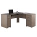 Magellan 59"W L-Shape Corner Desk, Gray