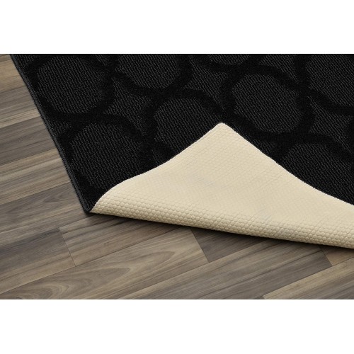 Garland Rug Sparta 4 ft. x 6 ft. Area Rug Black