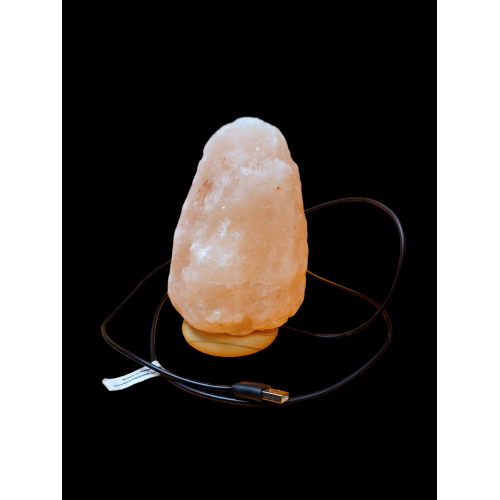 Himalayan Salt Lamp 7"H x 5"W x 5"D Color Changing LED - USB 