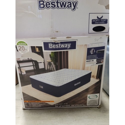 Bestway Tritech Air Mattress Queen 20", with Built-in Pump