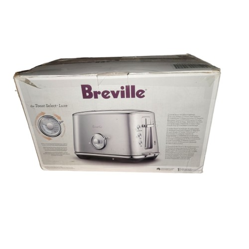 Breville BTA735BSS Toast Select Luxe 2-slice Toaster, Brushed Stainless Steel