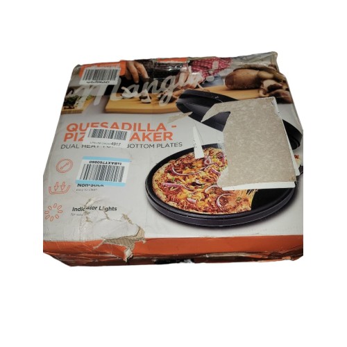 Commercial Chef CHQP12R Mangia! Pizza & Quesadilla Maker