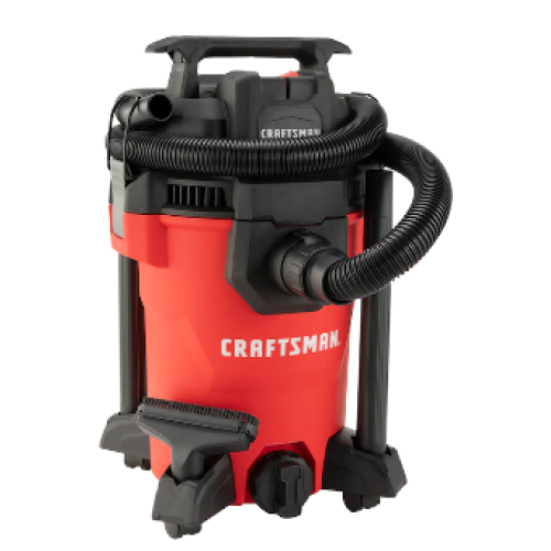 CRAFTSMAN 4-Gallons 3.5-HP Corded Wet/Dry Shop Vacuum with Accessories Included