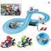 Carrera First Mario Kart - Slot Car Race Track With Spinners - Includes 2 Cars: Mario and Yoshi - Battery-Powered Beginner Racing Set for Kids Ages 3 Years and Up