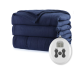 Sunbeam Royal Ultra Admiral Blue Heated Blanket - Twin