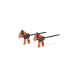 Jorgensen 2-Pack 4-in Bar Clamp in Orange | 93367