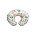 Boppy Nursing Pillow and Positioner—Original | Neutral Jungle Colors with Animals | Breastfeeding, Bottle Feeding, Baby Support | With Removable Cotton Blend Cover | Awake-Time Support