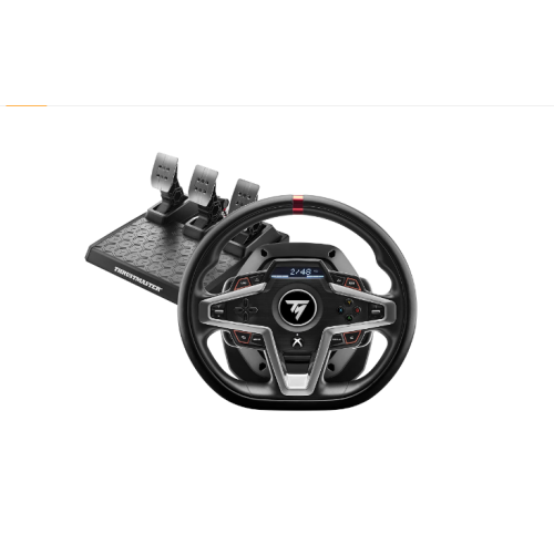 Thrustmaster T248X, Racing Wheel and Magnetic Pedals, HYBRID DRIVE, Magnetic Paddle Shifters, Dynamic Force Feedback, Screen with Racing Information (XBOX Series X/S, One, PC)