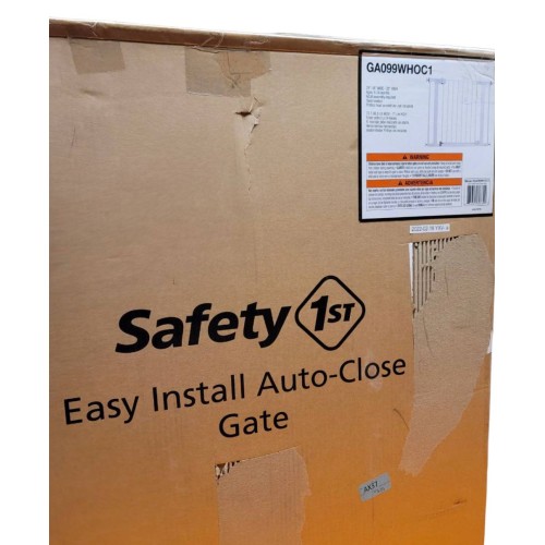 Safety 1st Easy Install 28" High Walk Thru Gate, Fits Between 29" and 38"