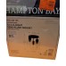 HAMPTON BAY SUTTON PLACE 14 IN. 3-LIGHT MATTE BLACK FLUSH MOUNT, FARMHOUSE CEILING LIGHT 