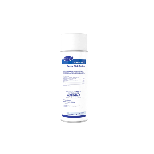 Diversey 04832 End Bac II Spray Disinfectant, Unscented, 15 oz Aerosol (Case of 4)