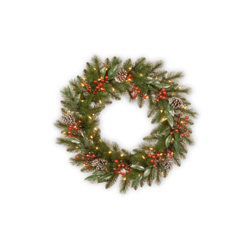 National Tree Company Pre-Lit Artificial Christmas Wreath