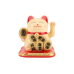 3.5-Inch Solar-Powered Lucky Cat Feng Shui Ornaments Lucky Cat Maneki Neko Waving Arm for Fortune Money and Good Luck