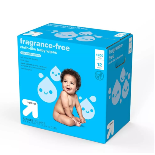 Fragrance-Free Baby Wipes- up & up™ (12Pack /1200ct)