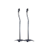 Monoprice Adjustable Height 5 lb. Capacity Speaker Stands (Pair), Black