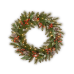 National Tree Company Pre-Lit Artificial Christmas Wreath Green Frosted Pine