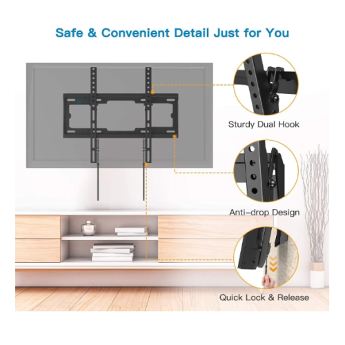 Pipishell Medium Tilt TV Wall Mount kit