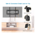 Pipishell Medium Tilt TV Wall Mount kit