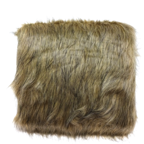  Luxury Faux Fur Wolf - Long Pile, Gray