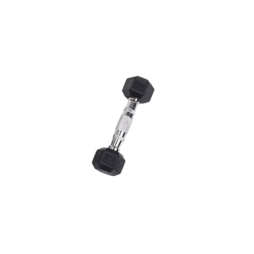 CAP RUBBER COATED HEX DUMBBELL 3 LB SDR003