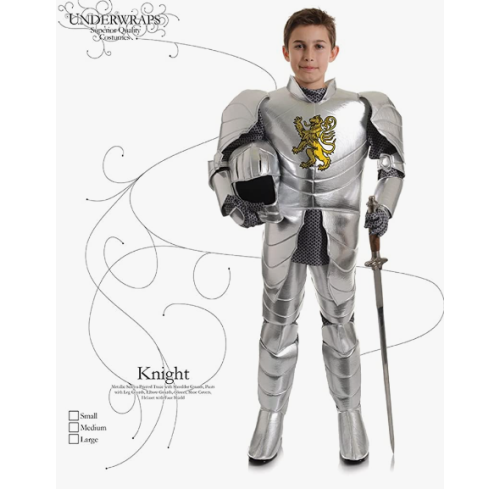 Knight in Armor Costume for Kids