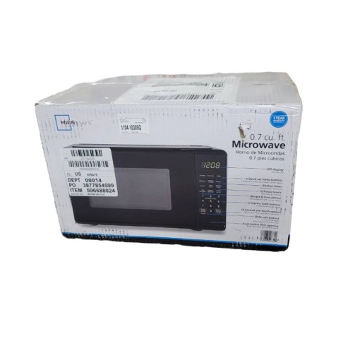 Mainstays MSF0B100072352 0.7Cu Ft. Capacity Countertop Microwave Oven Black
