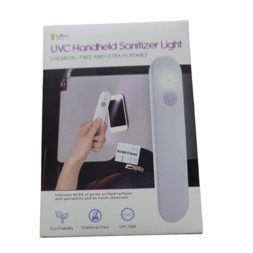 UVC Handheld Sanitizer Light, 4 AAA Batteries Ultra Portable Chem-Free, NIB