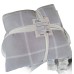 Simply Essential 3-Piece Windowpane Plaid Throw Blanket Feather Pillow Bundle