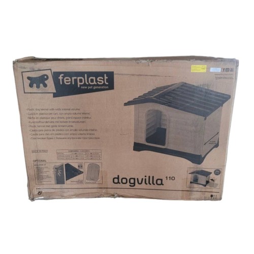 Ferplast Dog Kennel, 28.74 x 23.23 x 20.87 Assorted Sizes