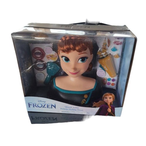 Disney Frozen Disney’s 2 Queen Anna Deluxe Styling Head, 18-pieces, By Just Play