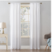 Mainstays Textured  Curtain  Panel, 38" X 95", White