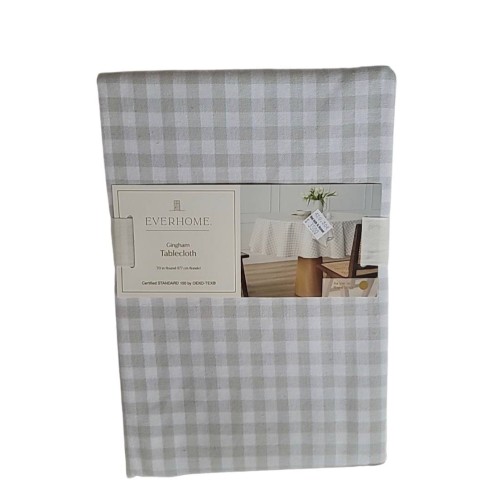 Everhome Gingham Tablecloth