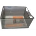 Squared Away™ Large Metal Mesh Cabinet Bin in Matte Nickel