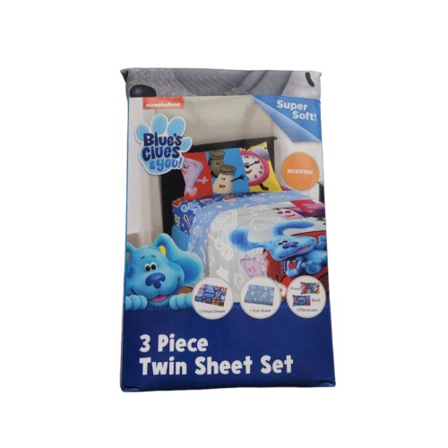 Blue's Clues & You 3 Piece Twin Sheet Set