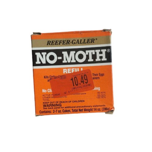 Reefer-Galler NO Moth Closet Hanger Refill Kills Clothes Moths